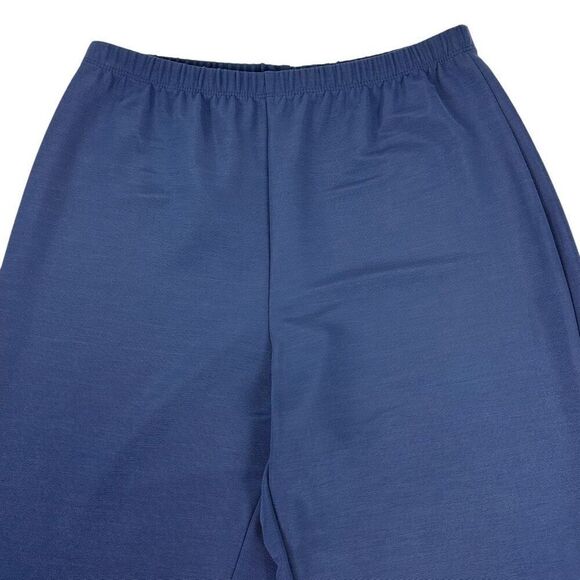 Susan Graver Essentials Lustra Knit Pull-on Pants size Small Blue - Picture 6 of 10